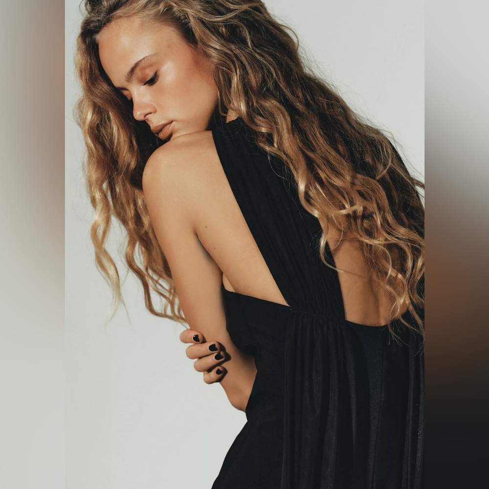 ZARA COMBINED DRESS WITH TRANSPARENCIES - Picture 3 of 5